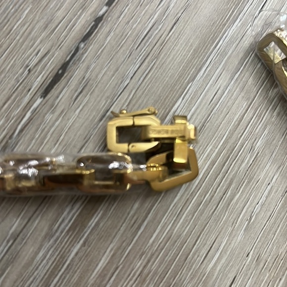 NEW Eddie Borgo Gold Supra Chain Link Collar Necklace Trendy Chunky Classy - Picture 6 of 6